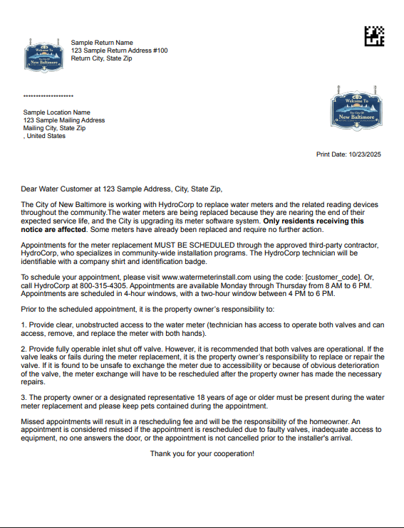 HydroCorp Letter 2025